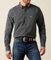 Ariat® Men's L/S Black Medallion Team Dariel Fitted Button Shirt