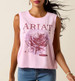 Ariat® Ladies' Pirouette Pink Canyon Rose Tank