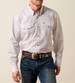 Ariat® Men's L/S White-Multi Plaid WF Draco Classic Fit Snap Shirt
