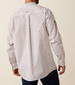 Ariat® Men's L/S White/Red Geo Print Team Dallas Classic Fit Button Shirt