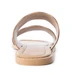 Myra® Ladies' Brown Sante Fe Daisy Leather Two-Strap Sandals