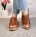 Corkys® Ladies' Cognac Much Better Wedge Sandals