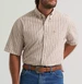 Wrangler® George Strait™ Men's S/S Sand Stripes Button Shirt