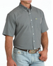 Cinch® Men's S/S Grey Geo Print ArenaFlex Button Shirt
