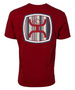 Hooey® Boys' S/S Red Multi-Color Striped Logo Zenith T-Shirt
