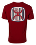 Hooey® Men's S/S Red Multi-Color Stripe Logo Zenith T-Shirt