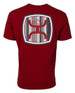 Hooey® Men's S/S Red Multi-Color Stripe Logo Zenith T-Shirt