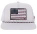 Hooey® White Liberty Roper 1776 Flag Patch Cap