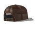 Ariat® Light Grey/Brown Faux Leather Shield Patch Cap