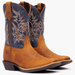 Durango® Youth Brown/Blue Shyloh Cutter Toe Boots