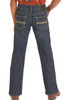 Rock & Roll Denim® Boys' Regular Fit Rope Stitch Pocket Boot Cut Jeans