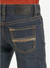 Rock & Roll Denim® Boys' Regular Fit Rope Stitch Pocket Boot Cut Jeans