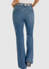 Rock & Roll Denim® Ladies' MR Boot Stitch Welt Pocket Medium Wash Trouser Jeans