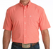 Cinch® Men's S/S Red Plaid ArenaFlex Button Shirt