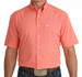 Cinch® Men's S/S Red Plaid ArenaFlex Button Shirt