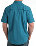 Cinch® Men's S/S Teal Blue ArenaFlex Button Shirt