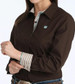 Cinch® Ladies' L/S Brown Stretch Arena Fit Button Shirt