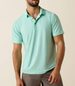 Ariat® Men's S/S Beach Glass Charger 2.0 Fitted Polo Shirt