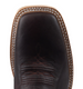 R Watson® Men's Dark Cigar Crepe Sole 11" Square Toe Boots