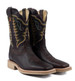 R Watson® Men's Dark Cigar Crepe Sole 11" Square Toe Boots