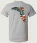 Florida Cracker® Men's S/S Heather Grey Betsy Ross American Flag T-Shirt