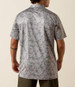 Ariat® Men's S/S Sky Rocket Grey Camo Print Fitted Polo Shirt