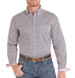 Panhandle Slim® Men's L/S Black/White Print Rough Stock Button Shirt