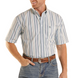 Panhandle Slim® Men's S/S Turquoise/Multi Stripe Button Shirt