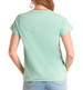 Panhandle Slim® Ladies' S/S Light Turquoise Embossed Skull Tee