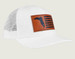 Florida Cracker® Leather Square Flag Patch Trucker Cap