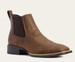 Ariat® Men's Distressed Tan Booker Chelsea Short Square Toe Boots