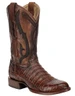 Corral® Men's Honey Caiman Inlay Round Toe Boots