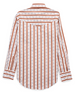 Ely Cattleman® Ladies' L/S Cowboygirl Ranch Rig Rust Rose Stripe Print Granddaddy Snap Shirt