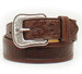 Ariat® Men's Brown Crocodile/Floral Embossed Leather Belt