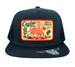 Cactus Alley Hat Co® Black Bones & Grit Flat Bill Cap