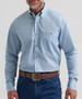Wrangler® George Strait™ Men's L/S Blue Steel Button Shirt