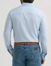 Wrangler® Men's L/S Aqua Hexagon Cody Johnson Performance Button Shirt