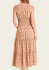 Panhandle Slim® Ladies' Sleeveless Tan Tooled Print Maxi Dress
