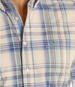 Panhandle Slim® Men's L/S Blue Plaid Rough Stock Button Shirt