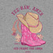 Kerusso® Girls' S/S Heather Grey Yeehaw Cowgirl Praise T-Shirt