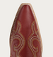 Corral® Ladies' Red Flames Embroidery Snip Toe Boots