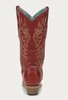 Corral® Ladies' Red Flames Embroidery Snip Toe Boots