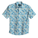 Scales® Men's Blue/Tan Fish Print Pelagic Tango Button Down Shirt