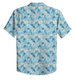 Scales® Men's Blue/Tan Fish Print Pelagic Tango Button Down Shirt