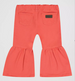 Wrangler® Little Girls' Vibrant Coral Ruffle Leg Flare Jeans