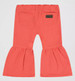 Wrangler® Little Girls' Vibrant Coral Ruffle Leg Flare Jeans