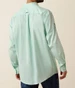 Ariat® Men's L/S Dusty Aqua/Navy Team Logo Lightweight Twill Classic Fit Button Shirt