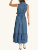 Panhandle Slim® Ladies' Sleeveless Medium Wash Denim Maxi Dress