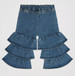 Wrangler® Little Girls' Tiered Ruffle Flare Jeans
