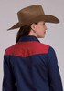 Roper® Ladies' L/S Americana Stars and Stripes Snap Shirt